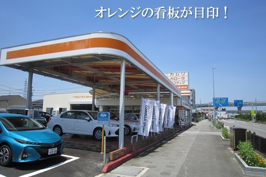 国道19号線沿いのお店です