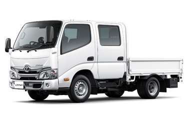 写真はダブルキャブ・2WD・ジャストロー・木製デッキ・1.0トン積・2.0Lガソリン車