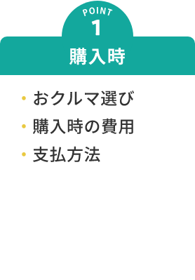POINT1　購入時